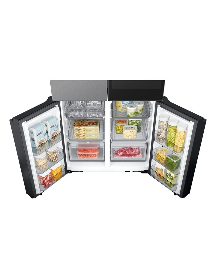 Stainless Steel Bespoke Ai Family Hub&Trade; + French Door Refrigerator New 809L image 7