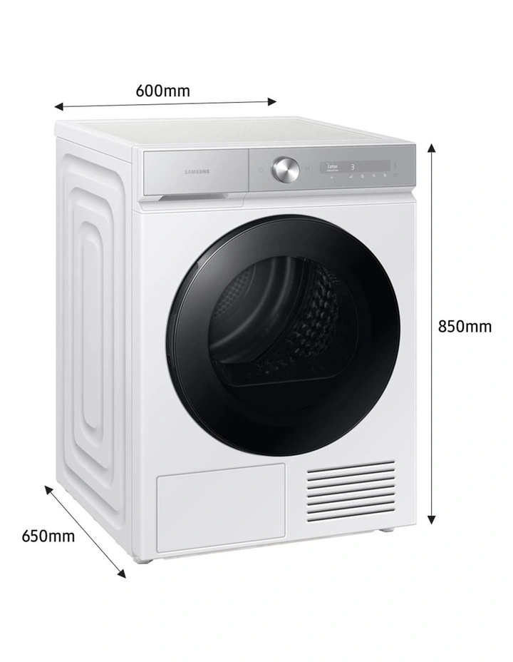 Bespoke Smart Heat Pump Dryer with AI Dry Waching Machine 9kg image 2