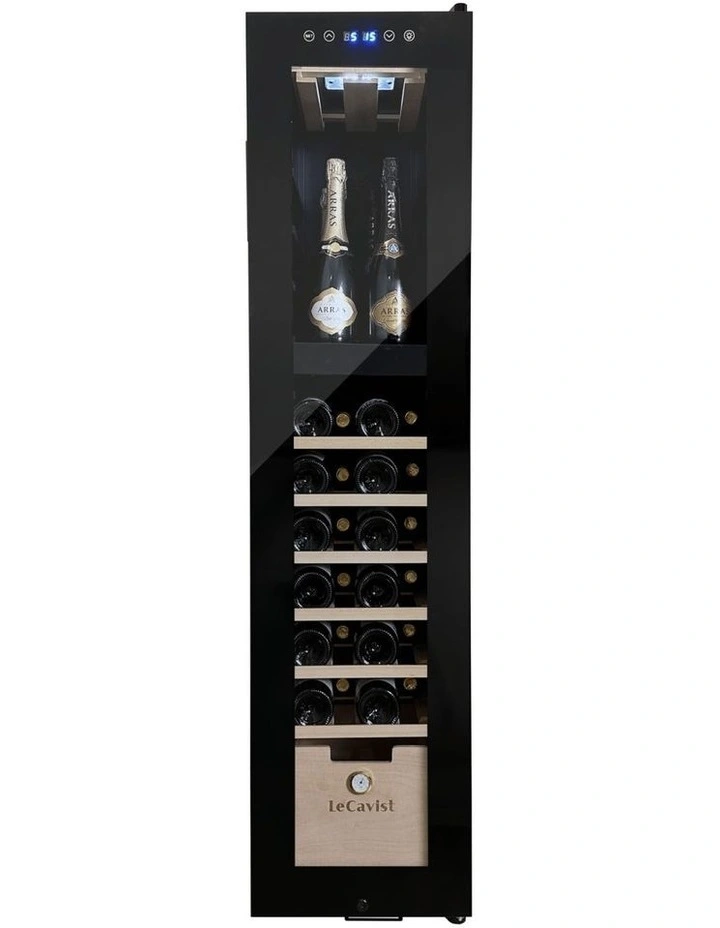 LECAVIST Wine Cabinet - 68 bottles - Dual Zone - Freestanding image 1
