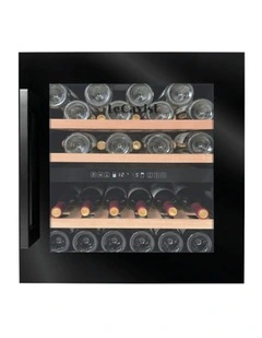 LECAVIST Wine Cabinet - 36 Bottle - Dual Zone - Built-In - Black