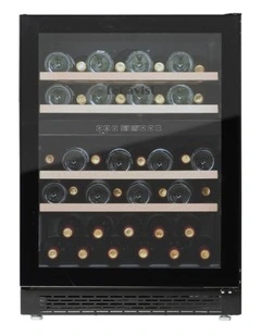 LECAVIST Wine Cabinet - 44 Bottle - Dual Zone - Built-in - Black
