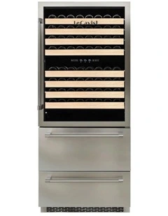 LECAVIST Beverage Centre - 600L - Triple Zone - Stainless Steel