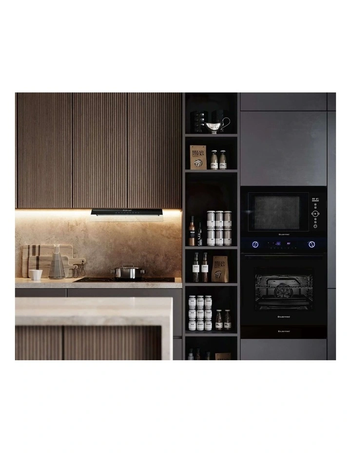 Hybrid Concealed Swing-Out Rangehood 90cm Adjustable LED Lamps image 3