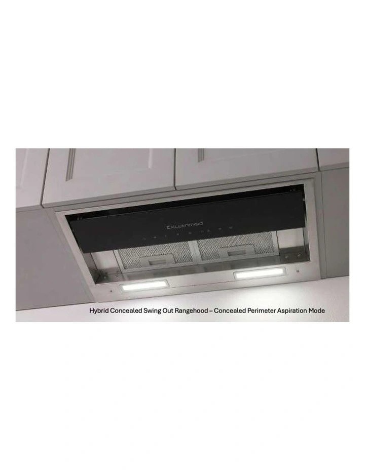 Hybrid Concealed Swing-Out Rangehood 90cm Adjustable LED Lamps image 6