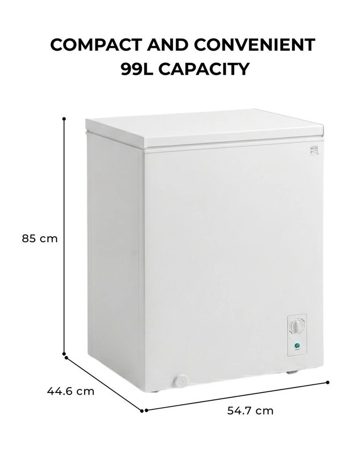 Chest Freezer 99L, Convertible Fridge or Freezer, Inverter Compressor, 4 Star Energy Rating Freezer, image 7