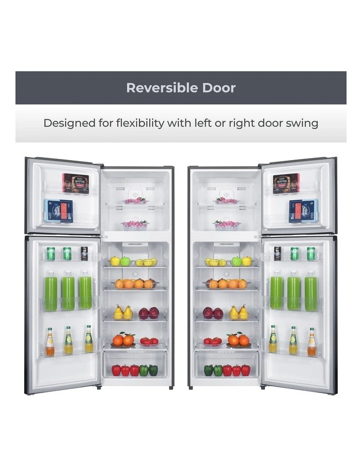 Kenmore Top Mount Fridge 333L, Stainless Steel image 3