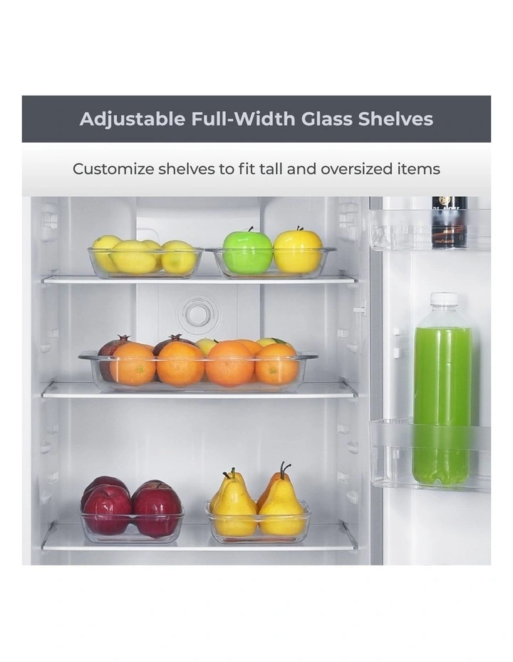 Kenmore Top Mount Fridge 333L, Stainless Steel image 5