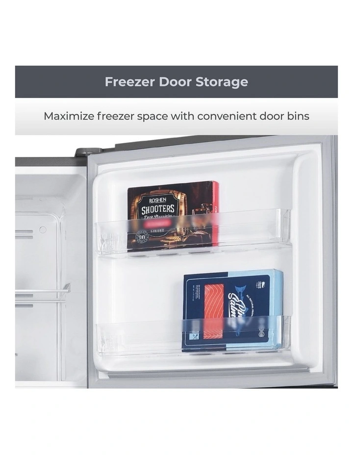 Kenmore Top Mount Fridge 333L, Stainless Steel image 6