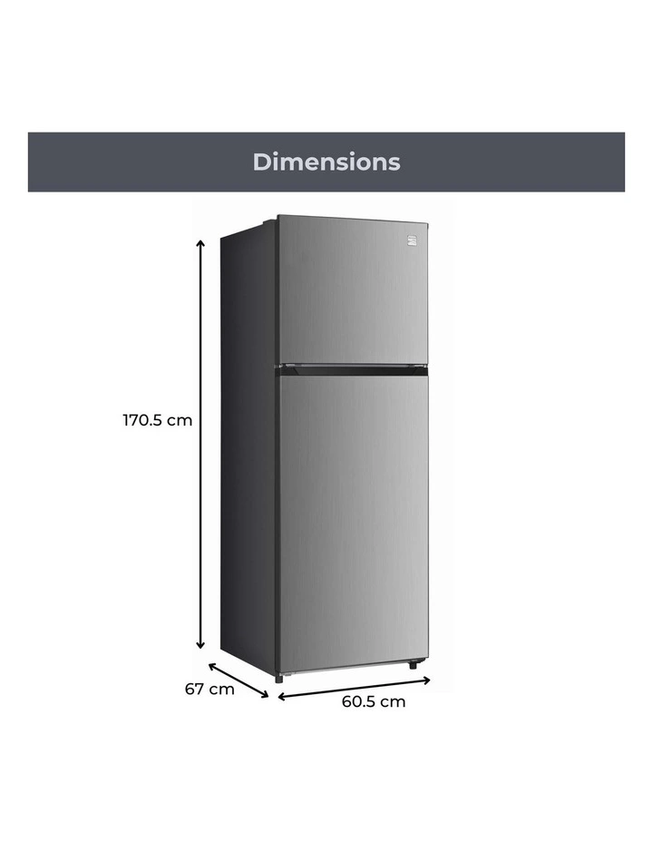 Kenmore Top Mount Fridge 333L, Stainless Steel image 7