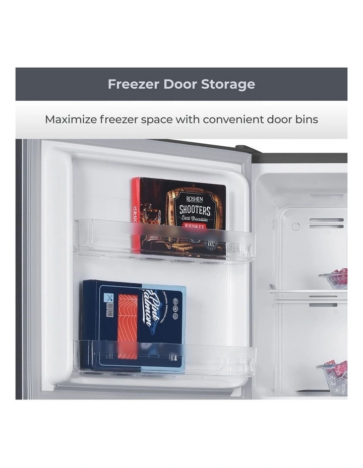 Kenmore Top Mount Fridge 247L, Stainless Steel image 6