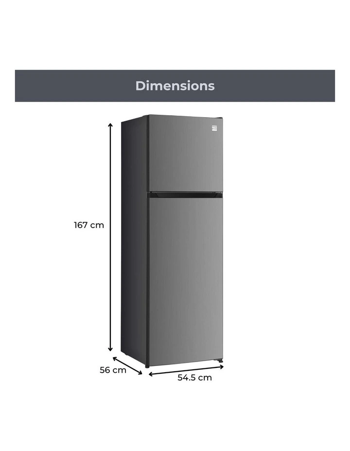 Kenmore Top Mount Fridge 247L, Stainless Steel image 7