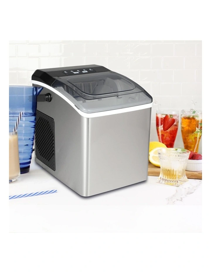 Koolatron Portable Ice Maker, 11.7kg, Stainless Steel image 2