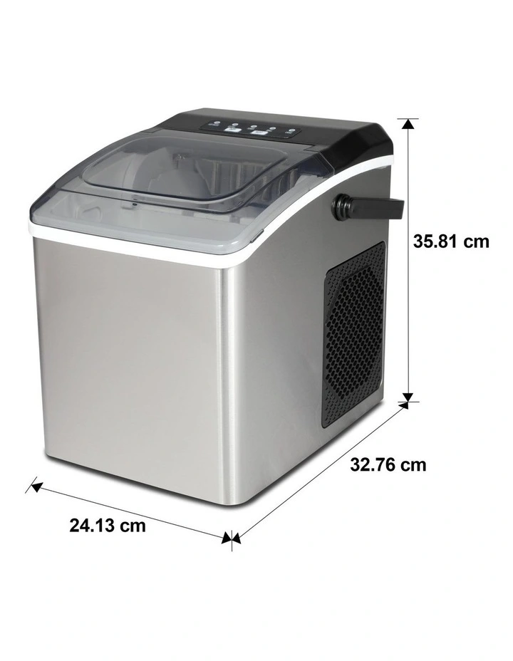 Koolatron Portable Ice Maker, 11.7kg, Stainless Steel image 6