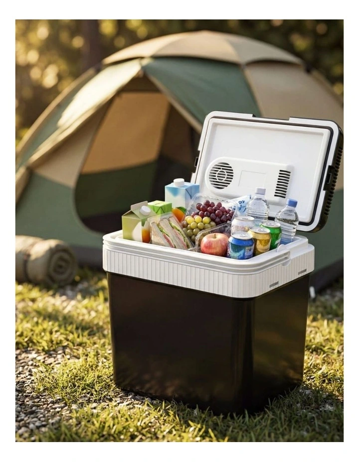 24L Portable Cooler and Warmer Fridge with AC/DC Operation image 3
