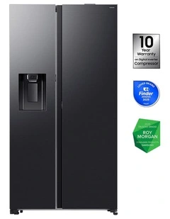 Samsung 634L Smart Side By Refrigerator with Dispenser (New) (634L, Black Doi)