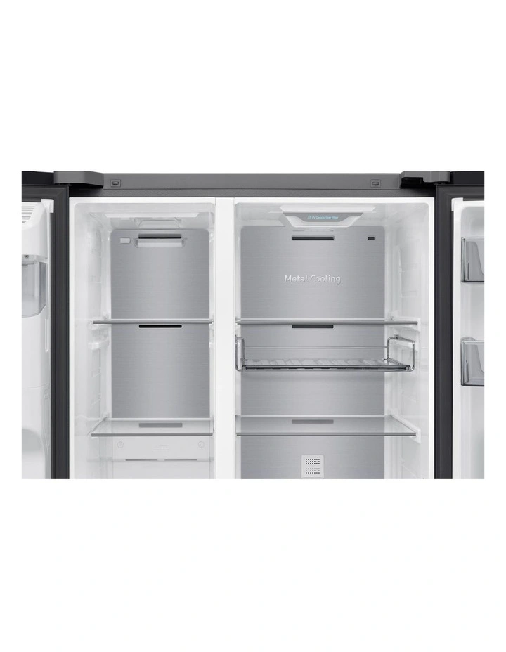 Samsung 634L Smart Side By Refrigerator with Dispenser (New) (634L, Black Doi) image 7