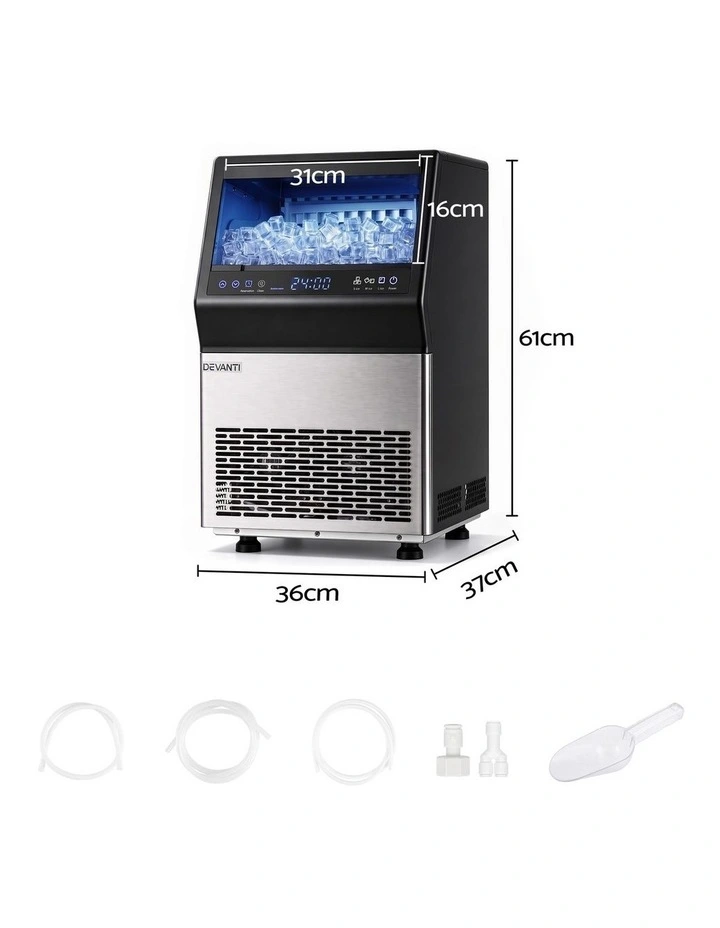 Devanti 35kg Commercial Ice Maker Freestanding Ice Cube Machine image 2