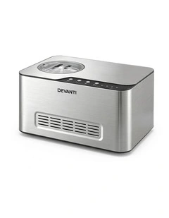 Devanti 2L 2-in-1 Ice Cream & Yoghurt Maker Machine No Pre-Freezing Homemade Gelato Sorbet