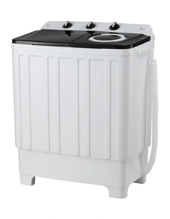 Devanti Portable Washing Machine Twin Tub 7KG White image 1