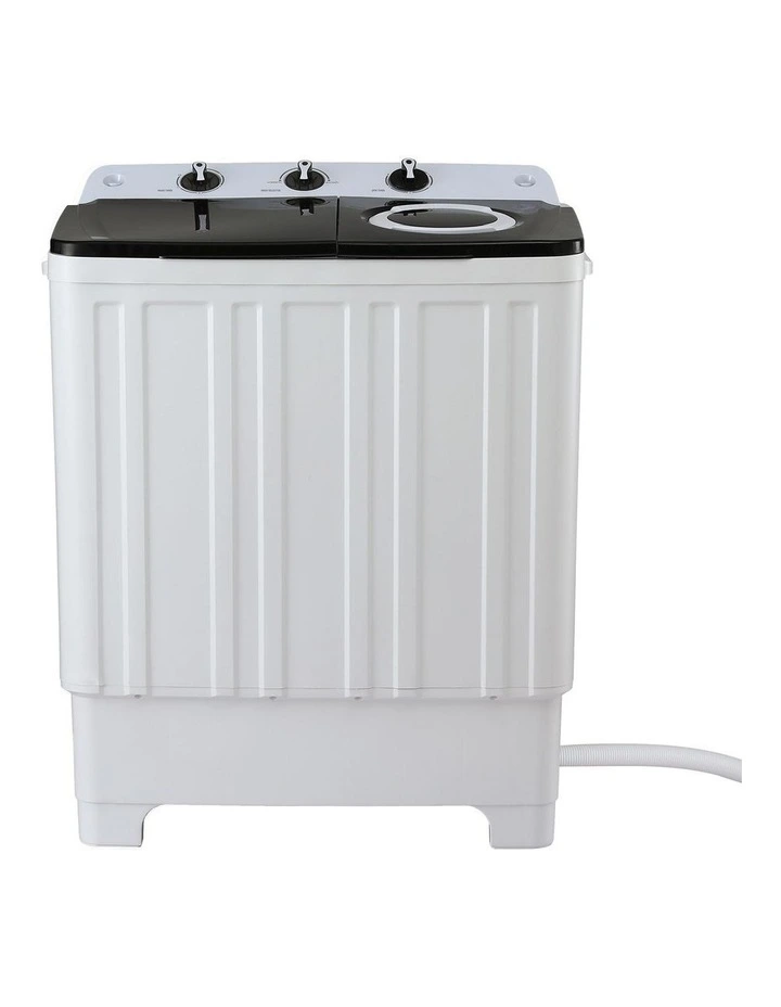 Devanti Portable Washing Machine Twin Tub 7KG White image 2