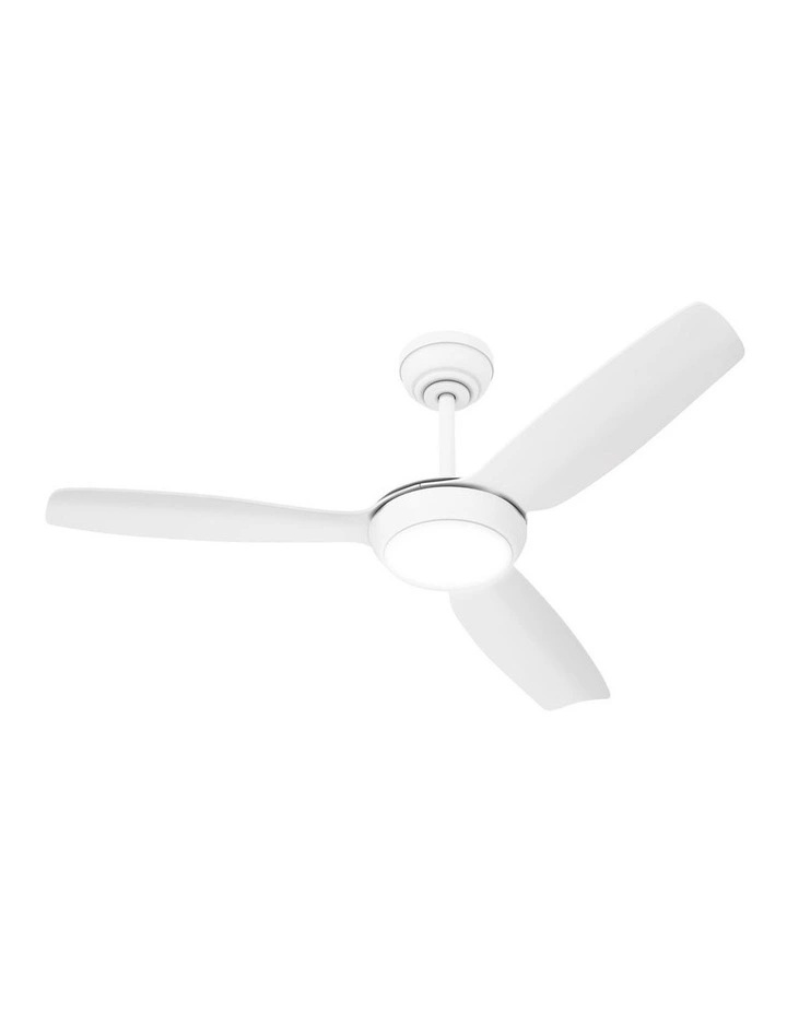 Vevare 52 Ceiling Fan With LED Light DC Motor 5 Speed Fans Remote Control Black image 1
