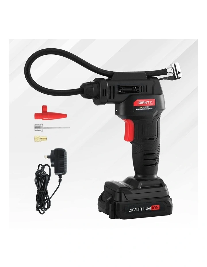 Cordless Tyre Inflator Portable Air Compressor Pump 20V image 3