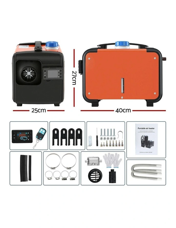 Diesel Air Heater LCD Remote Control For Car in Orange image 4