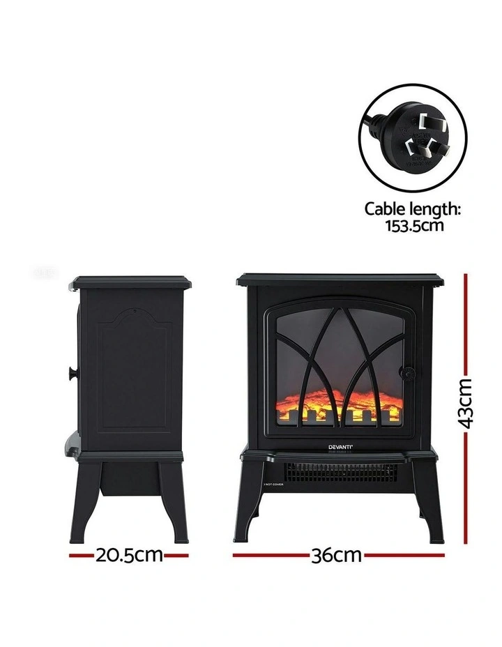 Electric Fireplace Heater Stove 2000W image 4