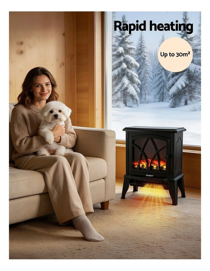Electric Fireplace Heater Stove 2000W image 5
