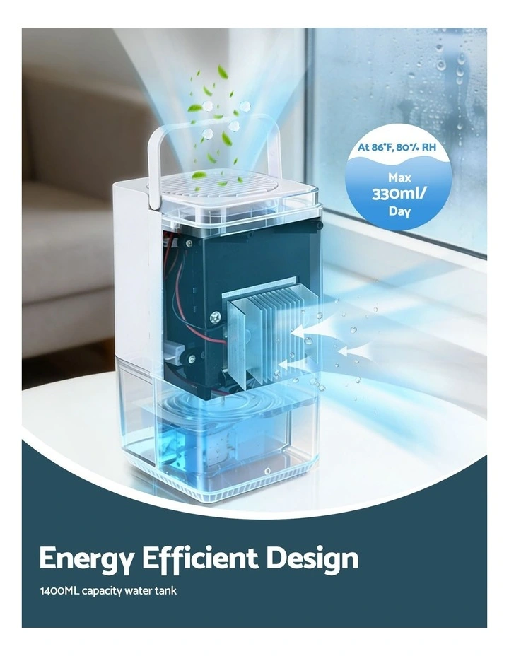 Portable Dehumidifier Quiet Sleep 1400ml image 5