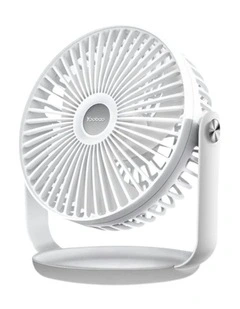 Rechargeable Portable USB Mini Fan 10000mAh in White