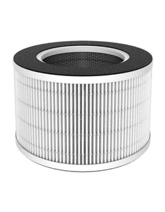 Air Purifier HEPA Filter 16.2cm x 12.6cm in Silver