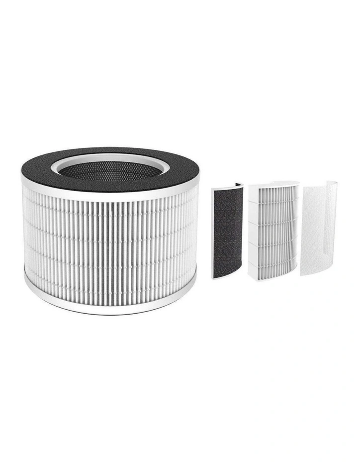 Air Purifier HEPA Filter 16.2cm x 12.6cm in Silver image 2