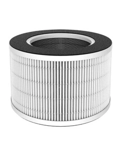 Air Purifier HEPA Filter 17.6cm x 18cm in Silver
