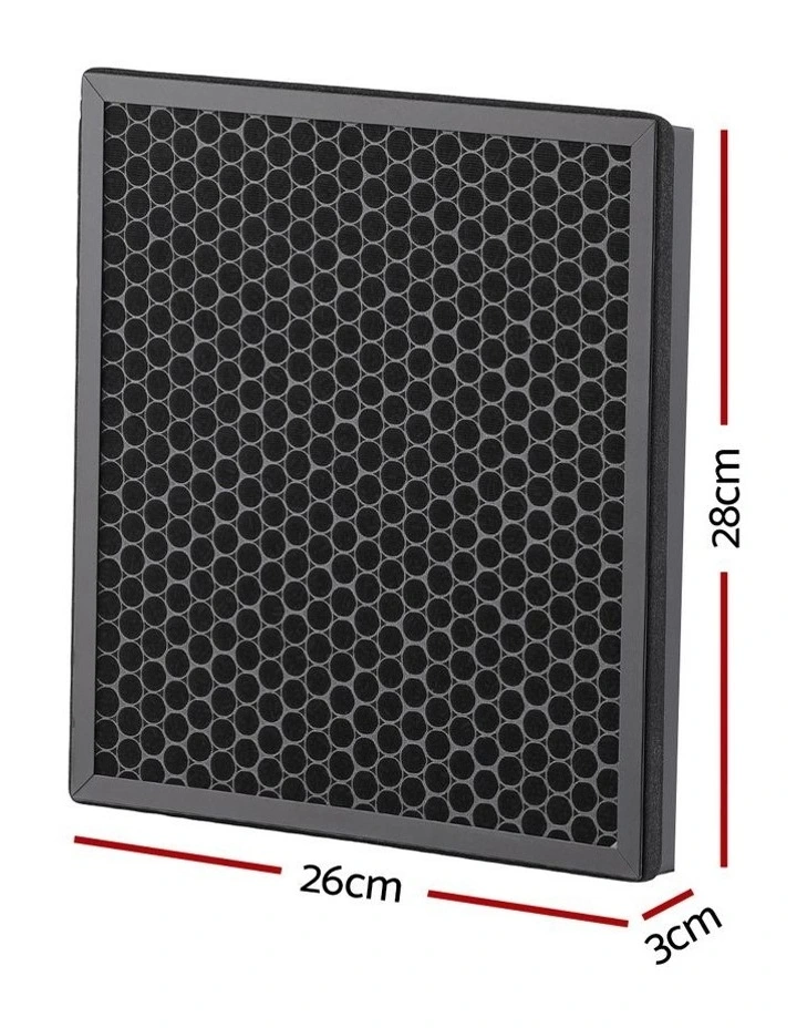 Devanti Air Purifier Filter Replacement H12 HEPA 2 Pack Dual Intake image 2