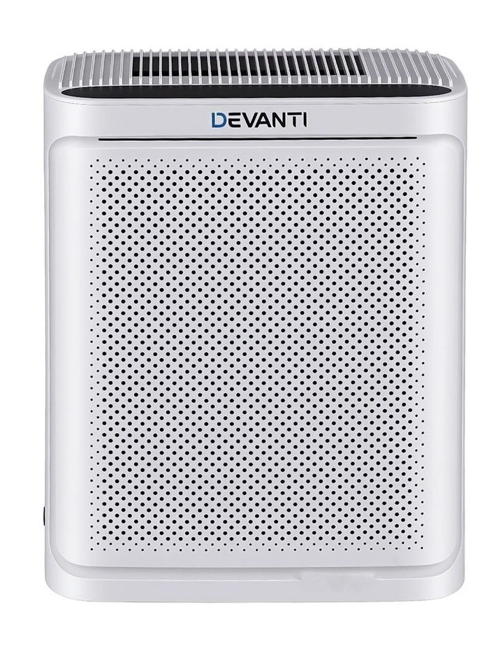 Devanti Air Purifier HEPA Air Cleaner Digital Display Bedroom White image 3