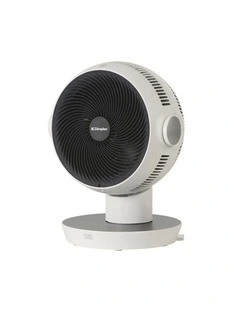 Heat & Cool 3D 40cm Oscillating Air Circulator with Remote in White