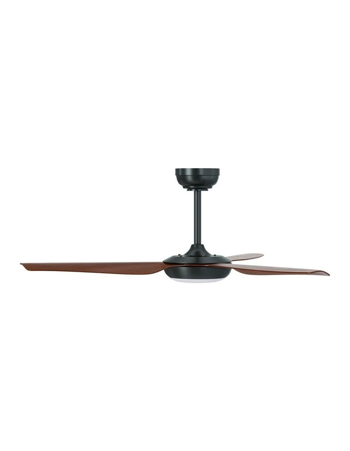 Vevare 132cm Ceiling Fan DC Motor With Light Remote Control 5 Speed Fans Walnut image 2