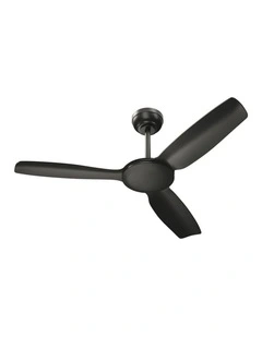 Vevare 132cm Ceiling Fan DC Motor 3 ABS Blades with Remote Control Timer Black