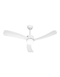 Vevare 132cm Ceiling Fan With LED Light DC Motor 5 Speed Fans Remote Control White