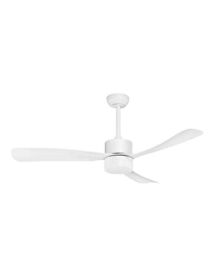 Vevare 132cm Ceiling Fan With LED Light DC Motor 5 Speed Fans Remote Control White image 2