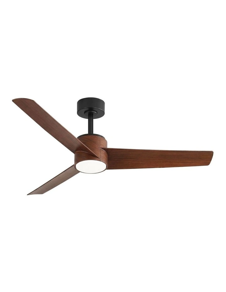 Vevare 132cm Ceiling Fan With Light DC Motor 5 Speed Remote Control Timer Walnut image 1