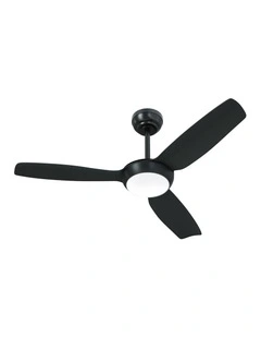 Vevare 132cm Ceiling Fan DC Motor With Light Remote Control 5 Speed Fans Black