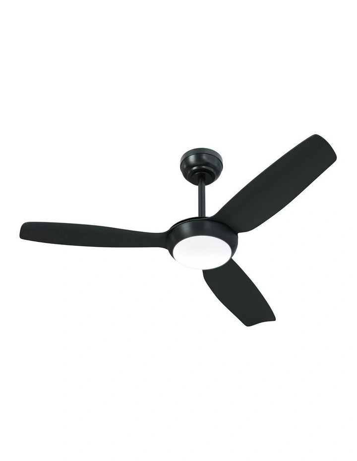 Vevare 132cm Ceiling Fan DC Motor With Light Remote Control 5 Speed Fans Black image 1