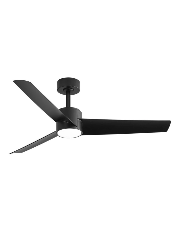 Vevare 132cm Ceiling Fan With Light DC Motor 5 Speed Remote Control Timer Black image 1