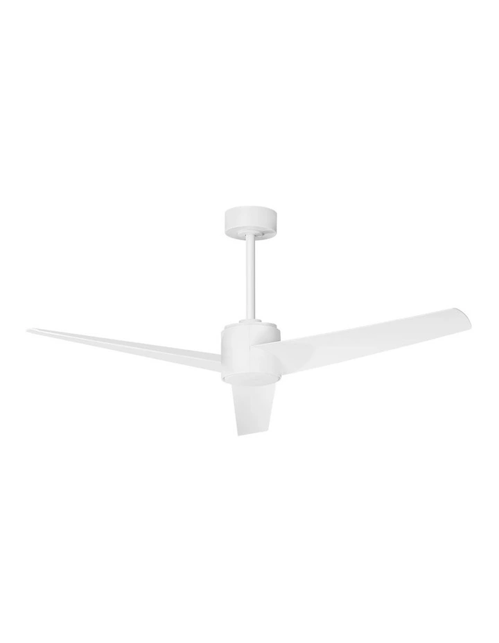 Vevare 132cm Ceiling Fan With Light DC Motor 5 Speed Remote Control Timer White image 2