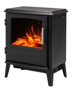 Dimplex 2kW Electric Fan Heater Bari Portable Stove Fireplace Style
