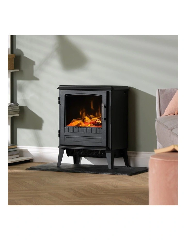 Dimplex 2kW Electric Fan Heater Bari Portable Stove Fireplace Style image 7