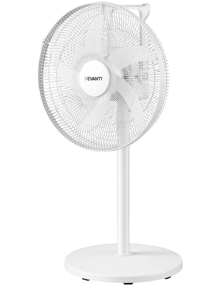 DEVANTI 16 5-in-1 Rechargeable Fan for Pedestal Table Floor Wall Ceiling image 3