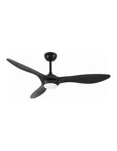 Devanti 52'' Ceiling Fan DC Motor w/Light w/Remote - Black